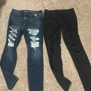 American Eagle Women’s distressed jeans, size 8